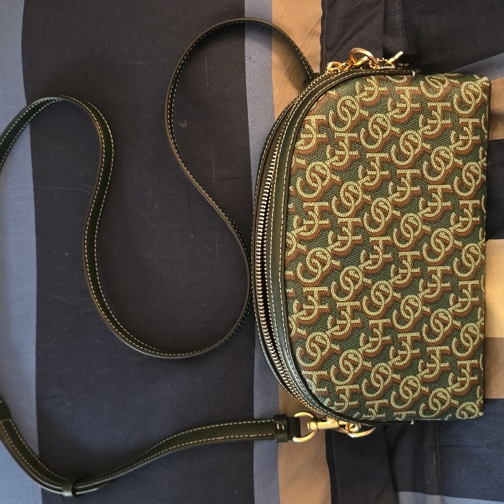 Authentic Coach Crossbody and Zip Corner Wallet